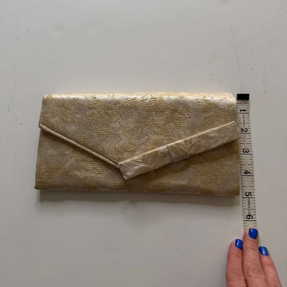 Vintage Gold Envelope Clutch